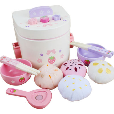 Fornello di riso di legno Toy For Kids Early Education