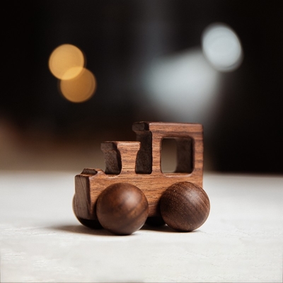 regalo Toy Beech Wood Car Educational Montess della noce nera dell'automobile di Toy Maple Car Mahogany Classic delle particelle elementari del bambino 9/Style