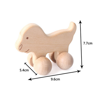 regalo Toy Beech Wood Car Educational Montess della noce nera dell'automobile di Toy Maple Car Mahogany Classic delle particelle elementari del bambino 9/Style