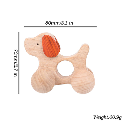 regalo Toy Beech Wood Car Educational Montess della noce nera dell'automobile di Toy Maple Car Mahogany Classic delle particelle elementari del bambino 9/Style