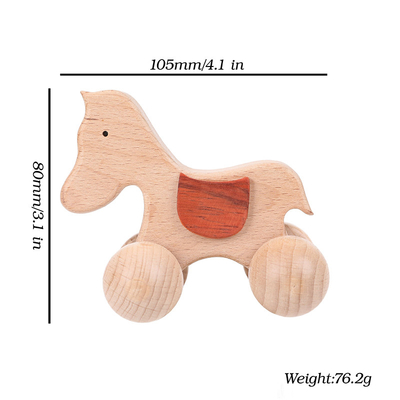regalo Toy Beech Wood Car Educational Montess della noce nera dell'automobile di Toy Maple Car Mahogany Classic delle particelle elementari del bambino 9/Style