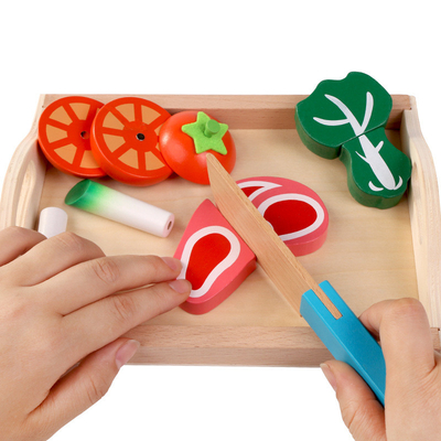 La cucina di simulazione finge i bambini di Toy Wooden Montessori Educational For