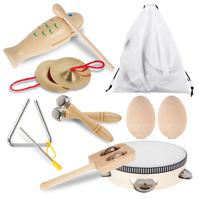 Giocattoli musicali di legno di percussione per il bambino educativo