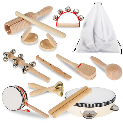 Giocattoli musicali di legno di percussione per il bambino educativo