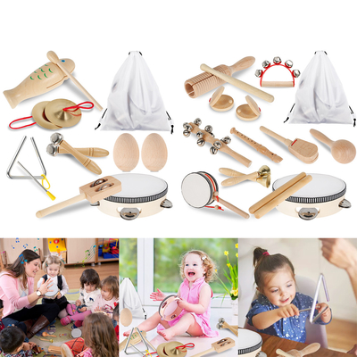 Giocattoli musicali di legno di percussione per il bambino educativo
