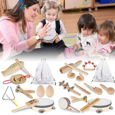 Giocattoli musicali di legno di percussione per il bambino educativo