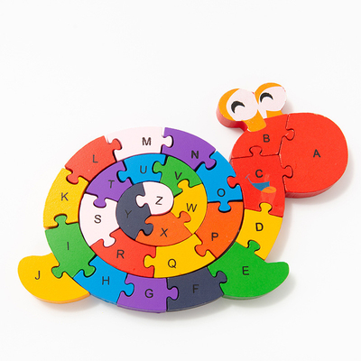 Giocattoli di legno della particella elementare per i bambini d'ortografia conoscitivi di istruzione del bambino dei bambini delle lumache della tartaruga in anticipo di Digital