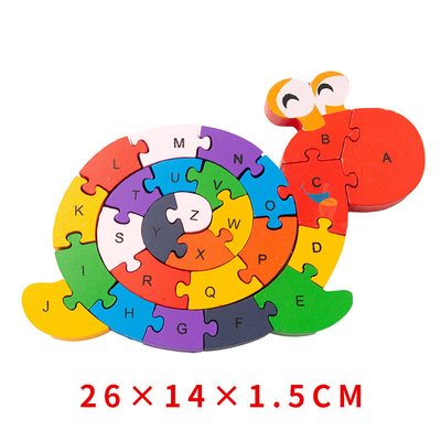 Giocattoli di legno della particella elementare per i bambini d'ortografia conoscitivi di istruzione del bambino dei bambini delle lumache della tartaruga in anticipo di Digital