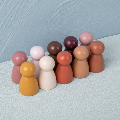 Giocattolo educativo d'impilamento creativo non tossico di legno del gioco dell'equilibrio di Toy Safe DIY del bambino della particella elementare dell'arcobaleno di Montessori