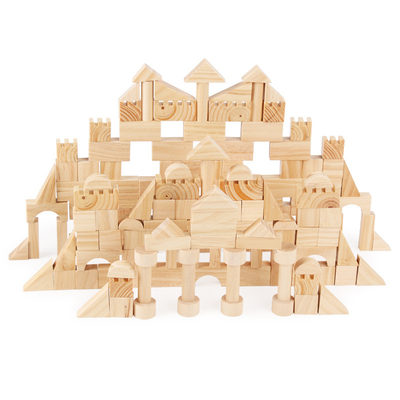 Grani di legno di istruzione di Montessori che impilano i giocattoli Parenting dei bambini di prima infanzia dei bambini di asilo delle particelle elementari