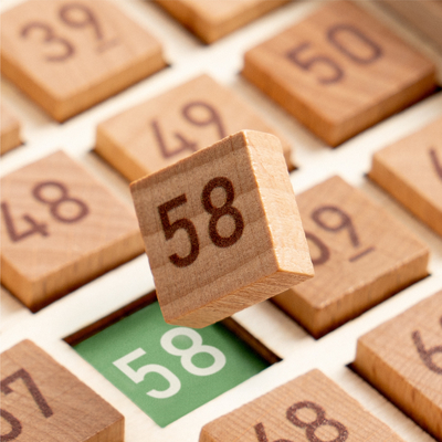 Montessori educativo 	Per la matematica di legno Toy For Preschool Counting Number