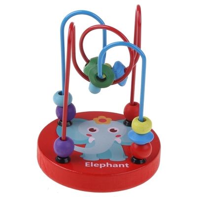 I giocattoli di legno di Montessori per il cerchietto di legno Maze Roller Coaster Educational Wood dei cerchi del bambino imbarazza i giocattoli del bambino
