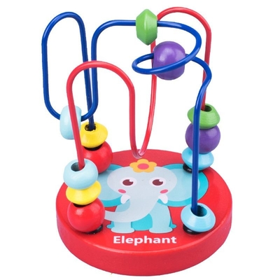 I giocattoli di legno di Montessori per il cerchietto di legno Maze Roller Coaster Educational Wood dei cerchi del bambino imbarazza i giocattoli del bambino