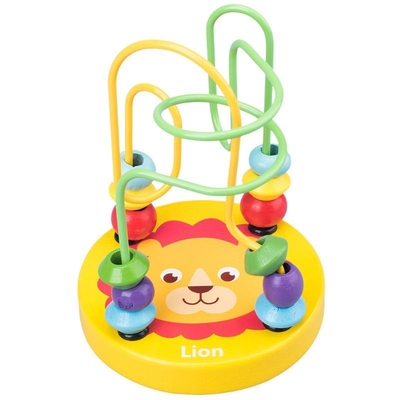 I giocattoli di legno di Montessori per il cerchietto di legno Maze Roller Coaster Educational Wood dei cerchi del bambino imbarazza i giocattoli del bambino