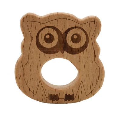 Forma animale di legno della tartaruga della balena della koala della tartaruga del commestibile di Teethers del bambino