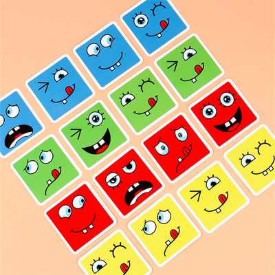 Giocattolo educativo d'apprendimento in anticipo della partita dei nuovi di Montessori di espressione di puzzle del fronte del cambiamento del cubo giocattoli delle particelle elementari per i bambini