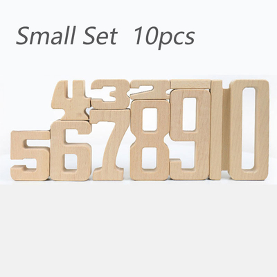 Il blocchetto di legno Jenga Toy Montessori Educational Natural Wood dell'equilibrio del bambino dei giocattoli di Digital di per la matematica delle particelle elementari di numero gioca le FO