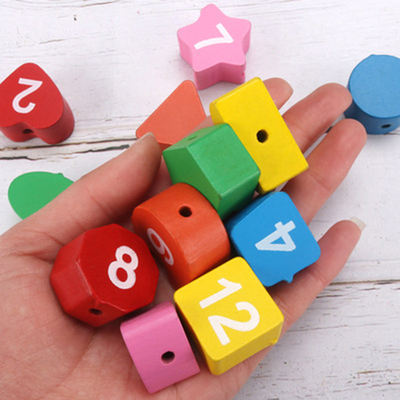 Le perle educative animali di Montessori dell'orologio in rilievo di legno variopinto di Digital imbarazza gli aggeggi che abbinano l'orologio Toy Kid