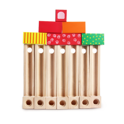 particelle elementari di legno Toy Educational For Children Kid del marmo 33Pcs