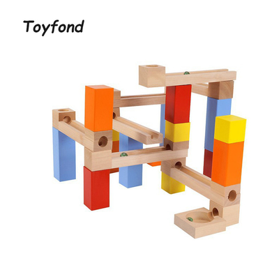 particelle elementari di legno Toy Educational For Children Kid del marmo 33Pcs