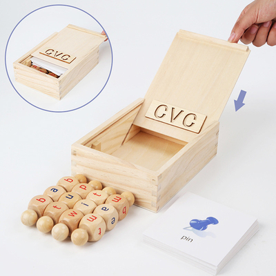 La lettura di legno di Montessori blocca l'apprendimento di filatura girante dell'alfabeto della lettera