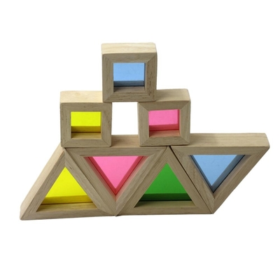Particelle elementari educative acriliche dell'arcobaleno 24pcs per il regalo dei bambini
