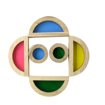 Particelle elementari educative acriliche dell'arcobaleno 24pcs per il regalo dei bambini
