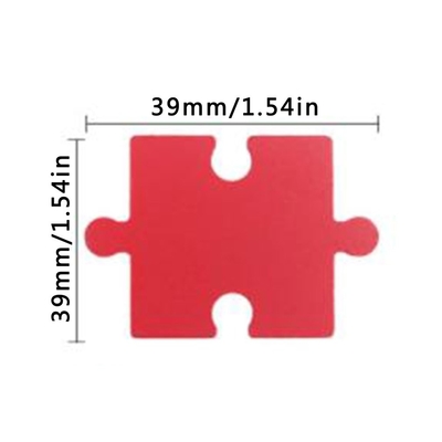 Particella elementare creativa di legno 1Set DIY 3D del puzzle dei bambini educativa