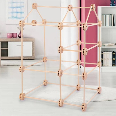 la fortificazione Buliding di legno della costruzione 3D blocca Diy monta Montessori educativo