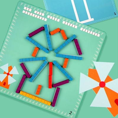 Puzzle aritmetico di legno per il pensiero logico d'apprendimento iniziale del bambino
