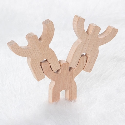 Giocattoli di legno arrotondati di puzzle di forma per migliorare il carattere di logica