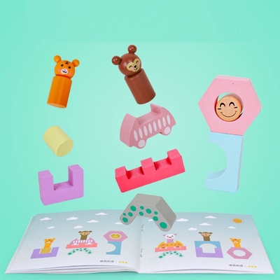 Il camion di legno del treno modella DIY Toy For Preschool Toddler educativo