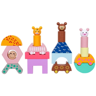 Il camion di legno del treno modella DIY Toy For Preschool Toddler educativo