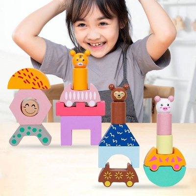 Il camion di legno del treno modella DIY Toy For Preschool Toddler educativo
