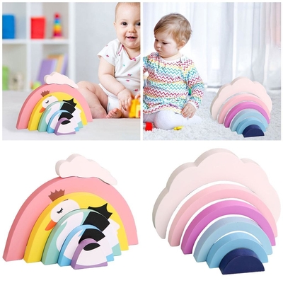 Lle particelle elementari variopinte di 6 pezzi educative per i bambini neonati