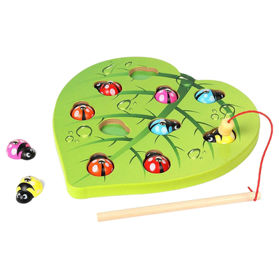 Pesca magnetica di legno Toy Game Educational dei giochi dei bambini