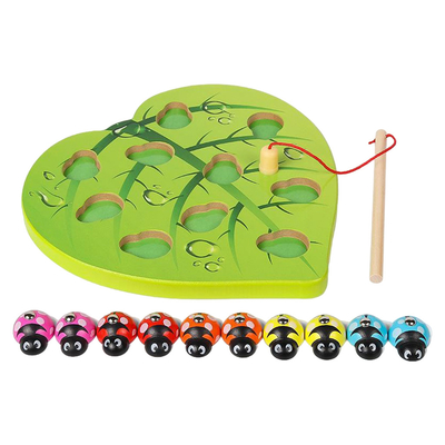 Pesca magnetica di legno Toy Game Educational dei giochi dei bambini