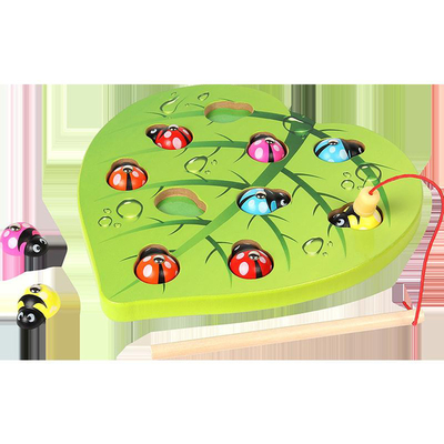 Pesca magnetica di legno Toy Game Educational dei giochi dei bambini
