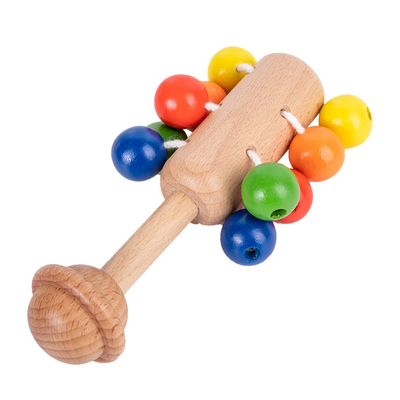Di Montessori sussidio la pratica di legno della tazza della palla dell'uovo del cubo che afferra per gli infanti