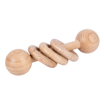Di Montessori sussidio la pratica di legno della tazza della palla dell'uovo del cubo che afferra per gli infanti