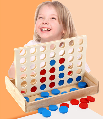 I bambini educativi allineano il puzzle Toy Wooden Foldable del bordo di fila