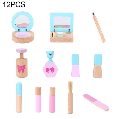 la simulazione di legno 12pcs/Set finge il trucco Kit Toy For Girls del gioco