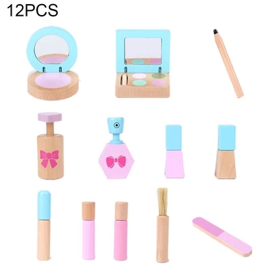 la simulazione di legno 12pcs/Set finge il trucco Kit Toy For Girls del gioco