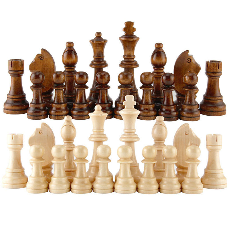 Il controllore di legno d'annata della scacchiera dei bambini 70mm ha messo i giochi di spettacolo