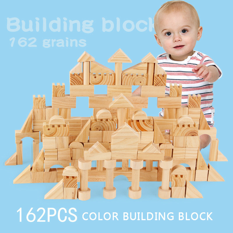 Grani di legno di istruzione di Montessori che impilano i giocattoli Parenting dei bambini di prima infanzia dei bambini di asilo delle particelle elementari